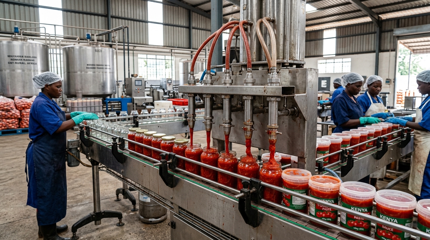 Tomato Paste Bottling