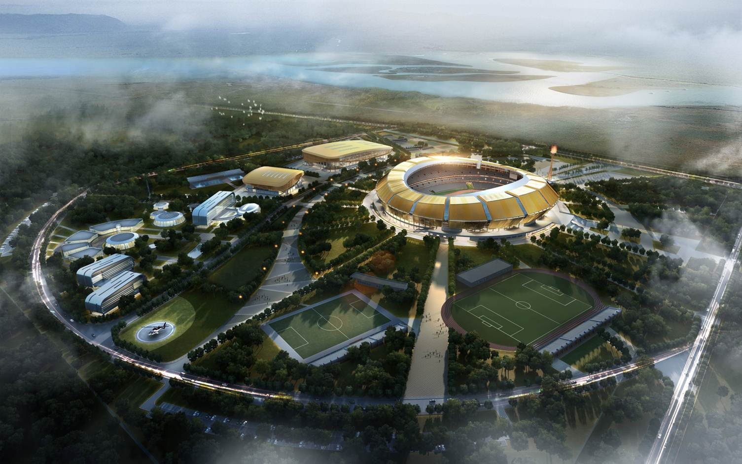 Congo Brazzaville 50,000-Seat Olympic Sports City & Palais des Sports