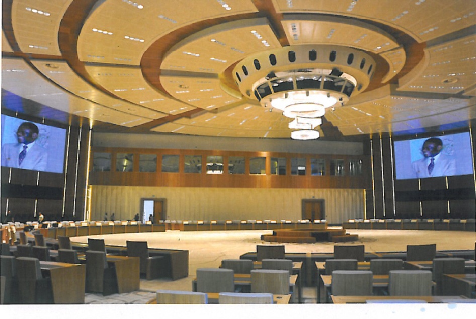 1,500-Seat Plenary Convention Hall & Gold Ceiling